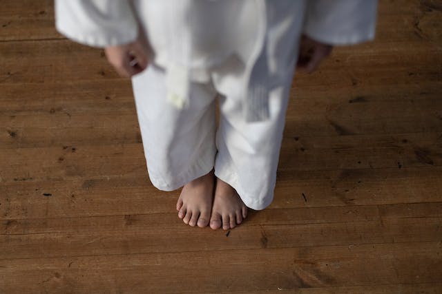 dziecko w kimono judo