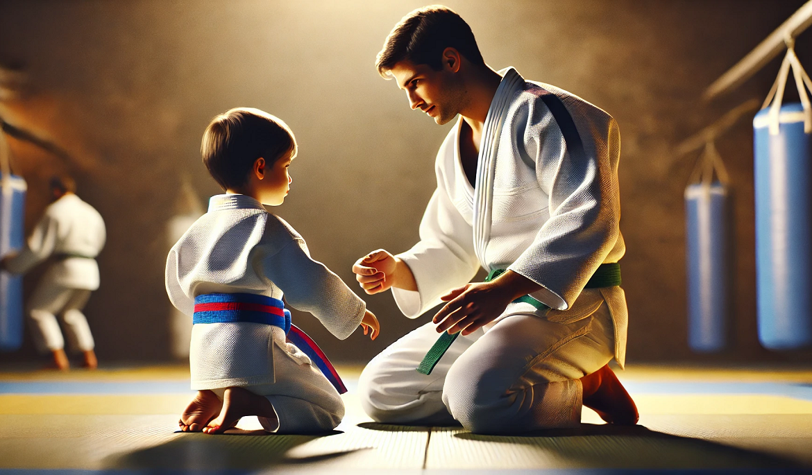 trening judo z dzieckiem